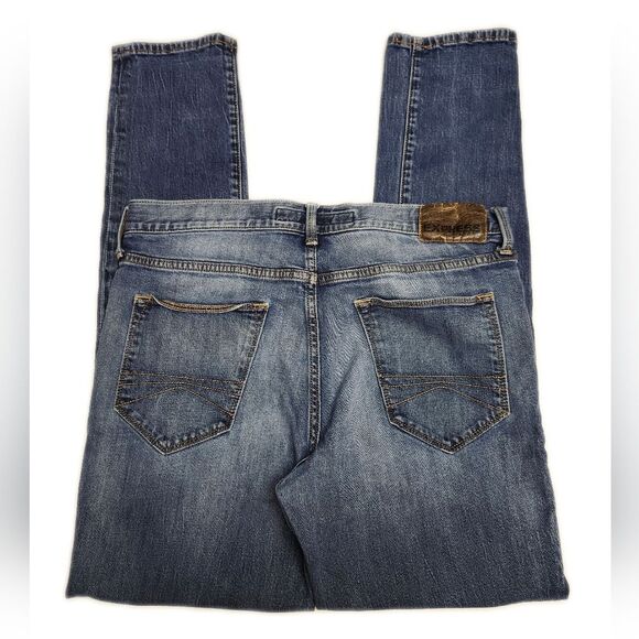 Express Men's 99% cotton skinny fit Alec jeans, 34x34 - Picture 3 of 8